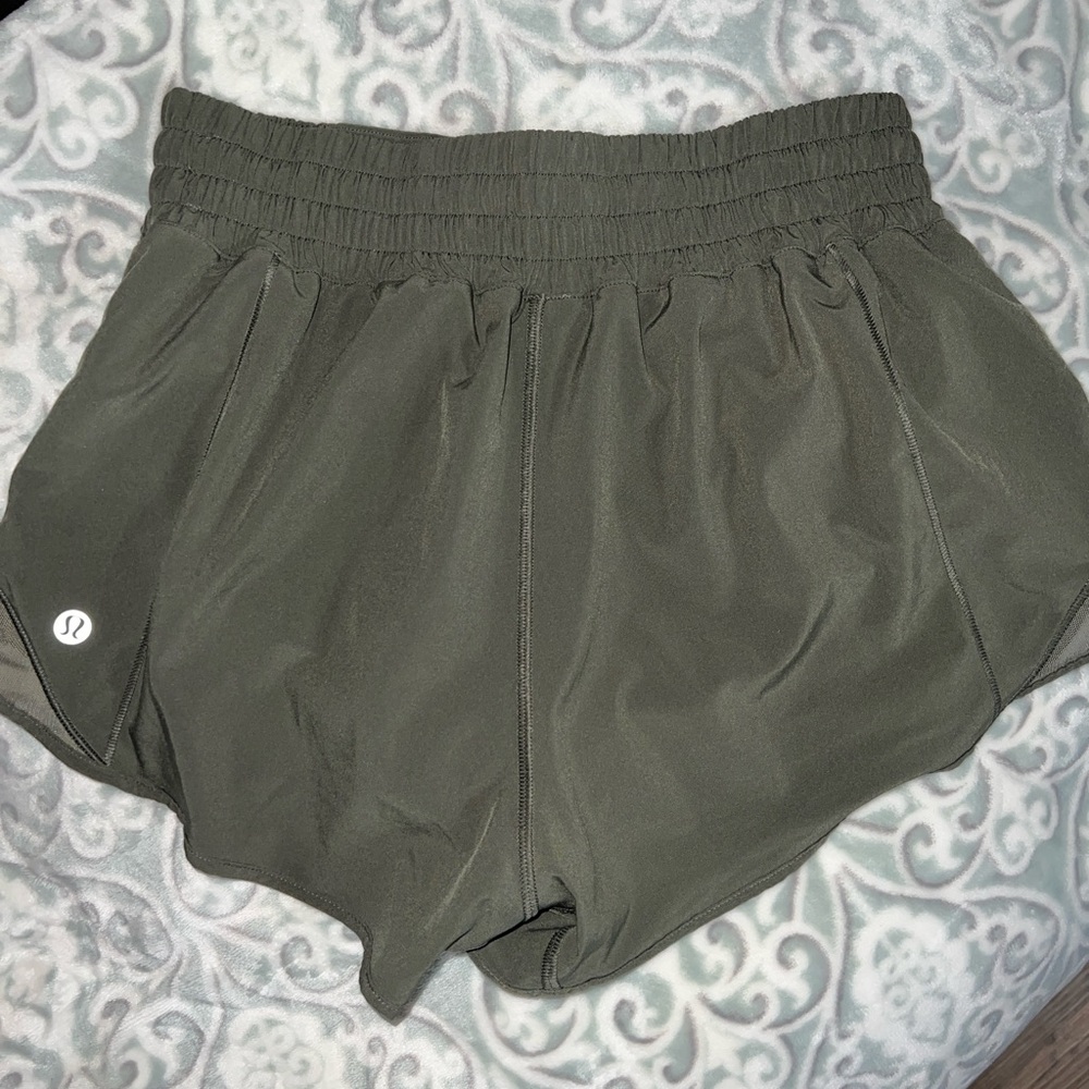 lululemon athletica Olive Green Run/Training Shorts